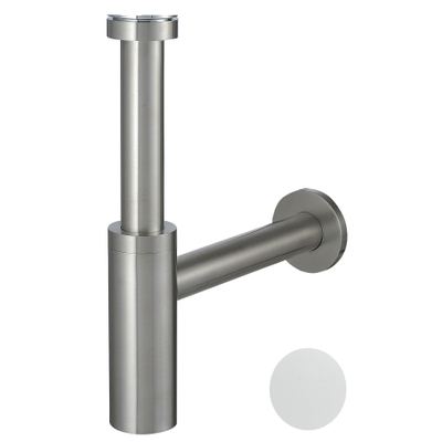Royal plaza Thetis siphon de design à culot 1.1/4" blanc mat