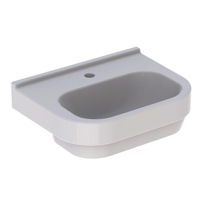 Geberit 300 Basic wastafel - 50cm - 1 kraangat - zonder overloop - wit