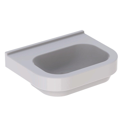 Geberit 300 Basic wastafel - zonder kraangat - zonder overloop - 60x47.5x19.5cm - wit