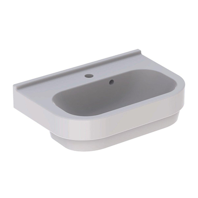 Geberit 300 Basic wastafel - compact - met kraangat - met overloop - 60x40x19.5cm - wit