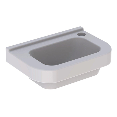 Geberit 300 Basic Lave-mains avec trou de robinet droite 36x25x15cm Blanc