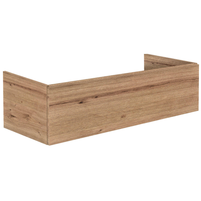 Royal plaza Intent Meuble de salle de bains sous-vasque 140x45x30cm 2 tiroirs chêne naturel