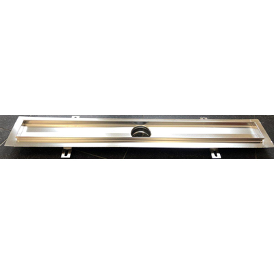 Aco Flexdrain e douchegoot met flens 68,7x8,7cm rvs TWEEDEKANS