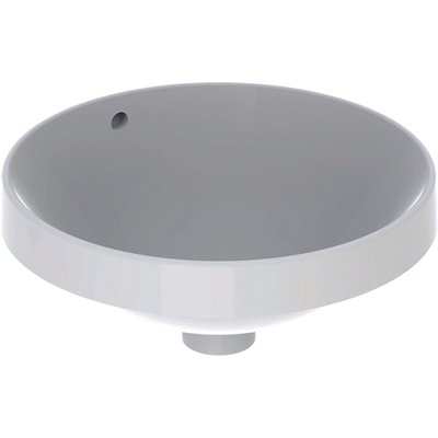 Geberit VARIFORM opbouwwastafel rond - 40cm - met overloop - wit
