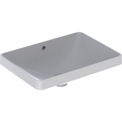 Geberit VARIFORM opbouwwastafel - 55x40cm - zonder kraangat - met overloop - wit