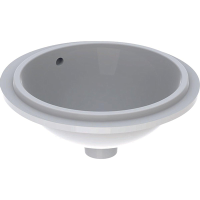 Geberit VARIFORM onderbouwwastafel - 39x39cm - zonder kraangat - met overloop - wit