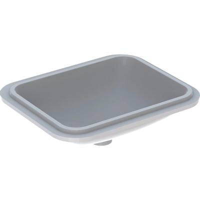 Geberit Variform onderbouwwastafel rechth. 45cm zonder overloop tect wit OUTLETSTORE