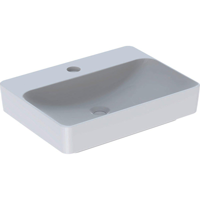Geberit VARIFORM opzetwastafel - 60x45cm - met 1 kraangat - zonder overloop - wit
