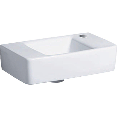 Geberit Renova lave-main 40cm trou de robinet à droite sans trop-plein tect blanc