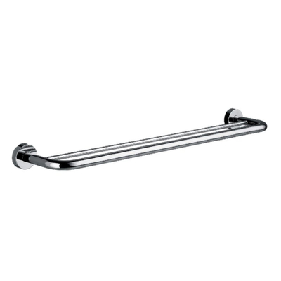 Emco Rondo 2 Porte-serviettes de bain double Chrome