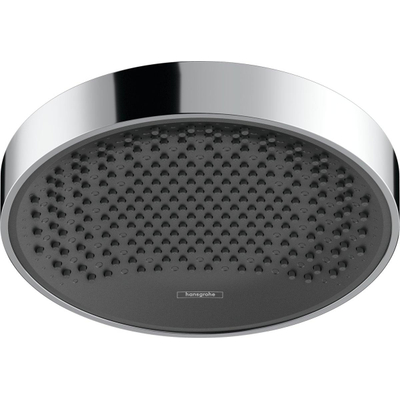 Hansgrohe Rainfinity Douche de tête ronde 25cm avec bras de plafond noir mat