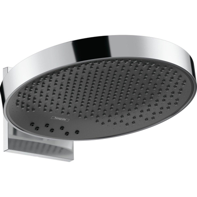 Hansgrohe Rainfinity hoofddouche - 36cm - rond - 3 straalsoorten - wandmontage - mat zwart