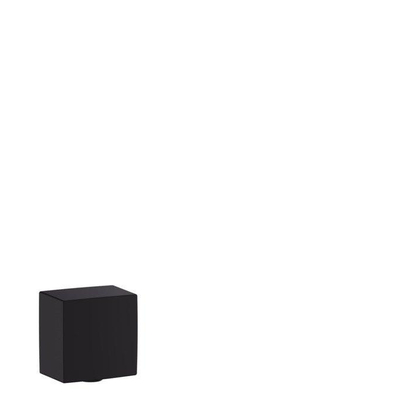 Hansgrohe FixFit E muuraansluitbocht m. terugslagklep kunststof mat zwart