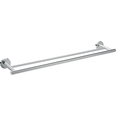 Hansgrohe Logis porte-serviette universel double 64,4cm chrome