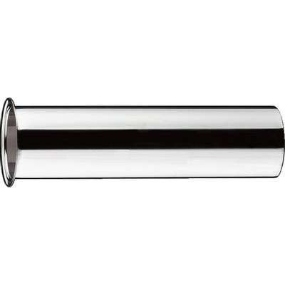 Hansgrohe tube mural 30cm noir brossé chrome