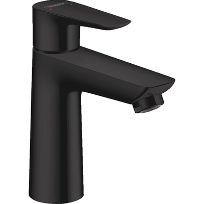 Hansgrohe Talis E wastafelkraan - model 110 - opbouw - laag - eengreeps - mat zwart