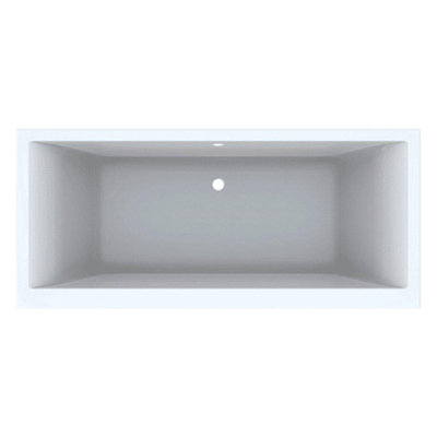 Geberit Renova plan plastique duo bain acrylique rectangulaire 180x80x42cm blanc