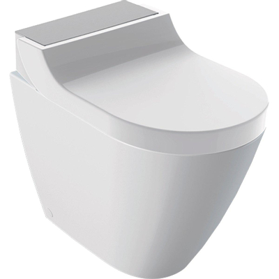 Geberit AquaClean pack closet staand - 56cm - met douchezitting - spoelrandloos - rvs wit