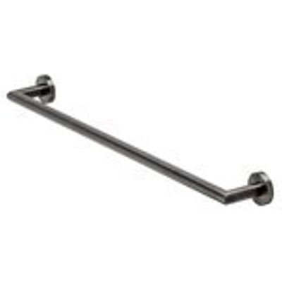 Geesa Nemox Porte-serviettes 64,8cm Noir métal brossé