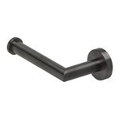 Geesa Nemox Toiletrolhouder / Reserverolhouder Zwart metaal geborsteld