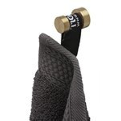 Geesa Nemox Crochet porte-serviette Doré brossé