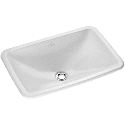 Villeroy & Boch Loop en Friends inbouwwastafel met overloop 51x34cm ceramic+ wit