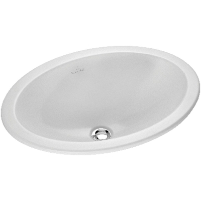 Villeroy & Boch Loop en Friends inbouwwastafel 57x40.5cm met overloop zonder kraangat wit