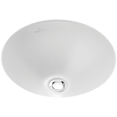 Villeroy & Boch Loop en Friends onderbouwwastafel O33cm zonder overloop zonder kraangat wit