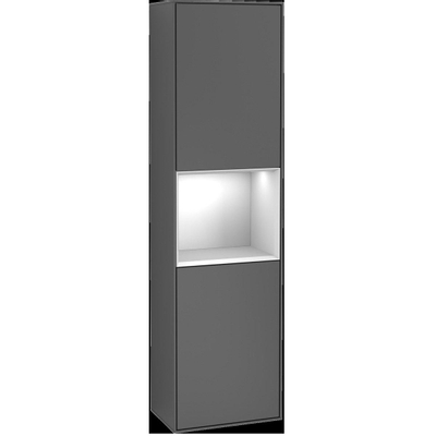 Villeroy & Boch finion kast hoog - 418x1516x270mm - mat zwart
