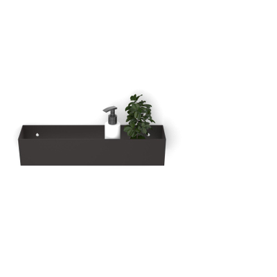 Looox Colour shelf box Special BoX rectangulaire 30x10x10cm anthracite
