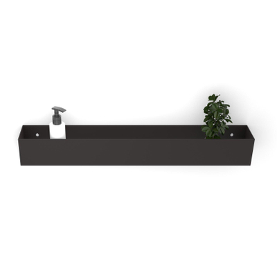 Looox Colour shelf box Special BoX rectangulaire 60x10x10cm anthracite