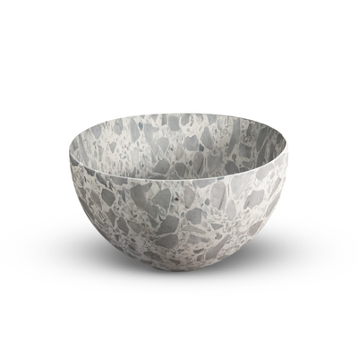Looox Ceramic terrazzo Sink Ceramic small Waskom / fontein 23cm terrazzo grijs