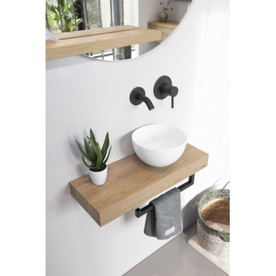Looox Sink Ceramic Raw Small Vasque à poser diamètre 23cm gris foncé