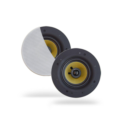 Aquasound Rumba rumba speakerset - 45w (0 - 5" tweeter) - mat chroom - rond 120 mm - diepte 55 mm - randloos - ipx4