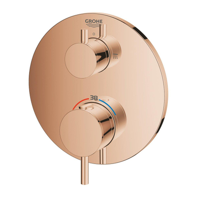 GROHE Atrio mitigeur thermostatique encastré avec inverseur warm sunset