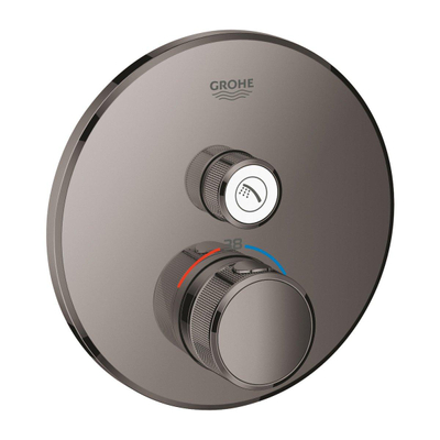 Grohe Grohtherm SmartControl Inbouw Douchekraan - thermostatisch - hard graphite (antraciet)