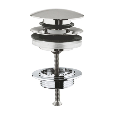 Grohe Afvoergarnituur - push-open - Supersteel (RVS)