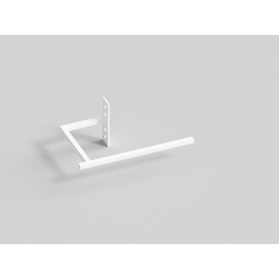 Vasco Niva S barre porte-serviettes short pour Niva S blanc structuré