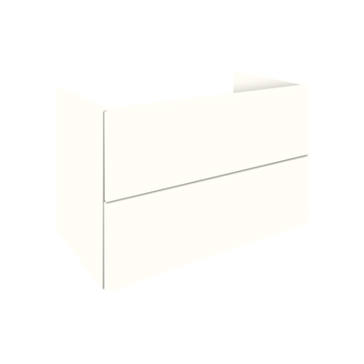 Royal plaza Intent meuble sous-vasque 140x45x30cm 2 tiroirs blanc mat