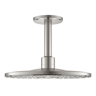 GROHE Rainshower SmartActive 310 Tête de douche - 31cm - 2 jets - bras de plafond 14,2cm - supersteel