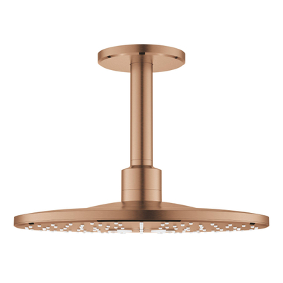 Grohe Rainshower SmartActive 310 Hoofddouche - 31cm - 2 straalsoorten - plafondarm 14.2cm - brushed warm sunset (koper)