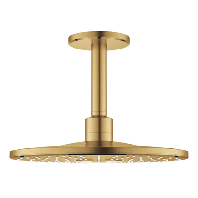 GROHE Rainshower SmartActive 310 Hoofddouche - 31cm - 2 straalsoorten - plafondarm 14.2cm - geborsteld cool sunrise