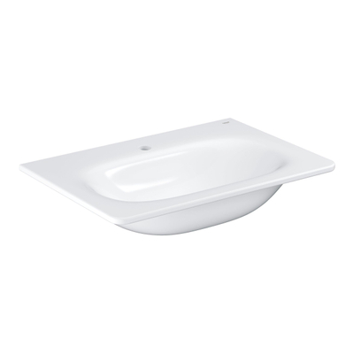 Grohe Essence Wastafel - 1 kraangat - met overloop - 70x48.5cm - wit