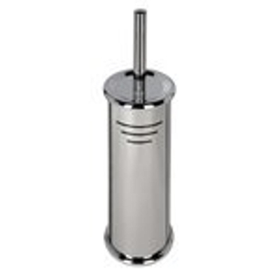 Geesa Hotel Brosse de toilette avec support autoportant Chrome (tête de brosse blanche)