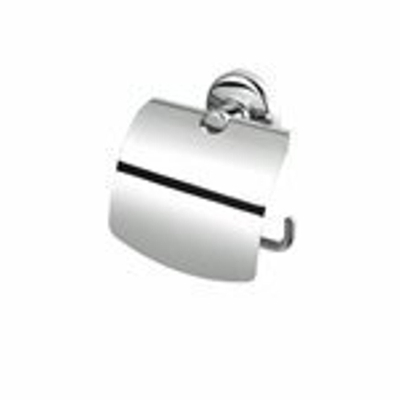 Geesa Hotel Toiletrolhouder met klep Chroom