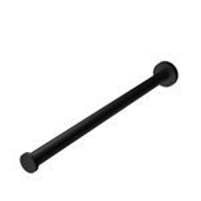 Geesa Nemox Handdoekrek Black Handdoekhouder 1 arm - zwart