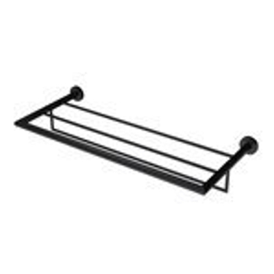 Geesa Nemox Porte-serviettes avec étagère 62.4cm Noir