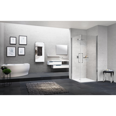 Novellini Young Cabine de douche - porte pivotante - transparent - matchroom