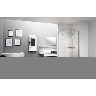 Novellini Young hoekinstap vouw 105-107cm helder zwart