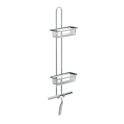 Emco System 2 étagère avec raclette de douche chromé
